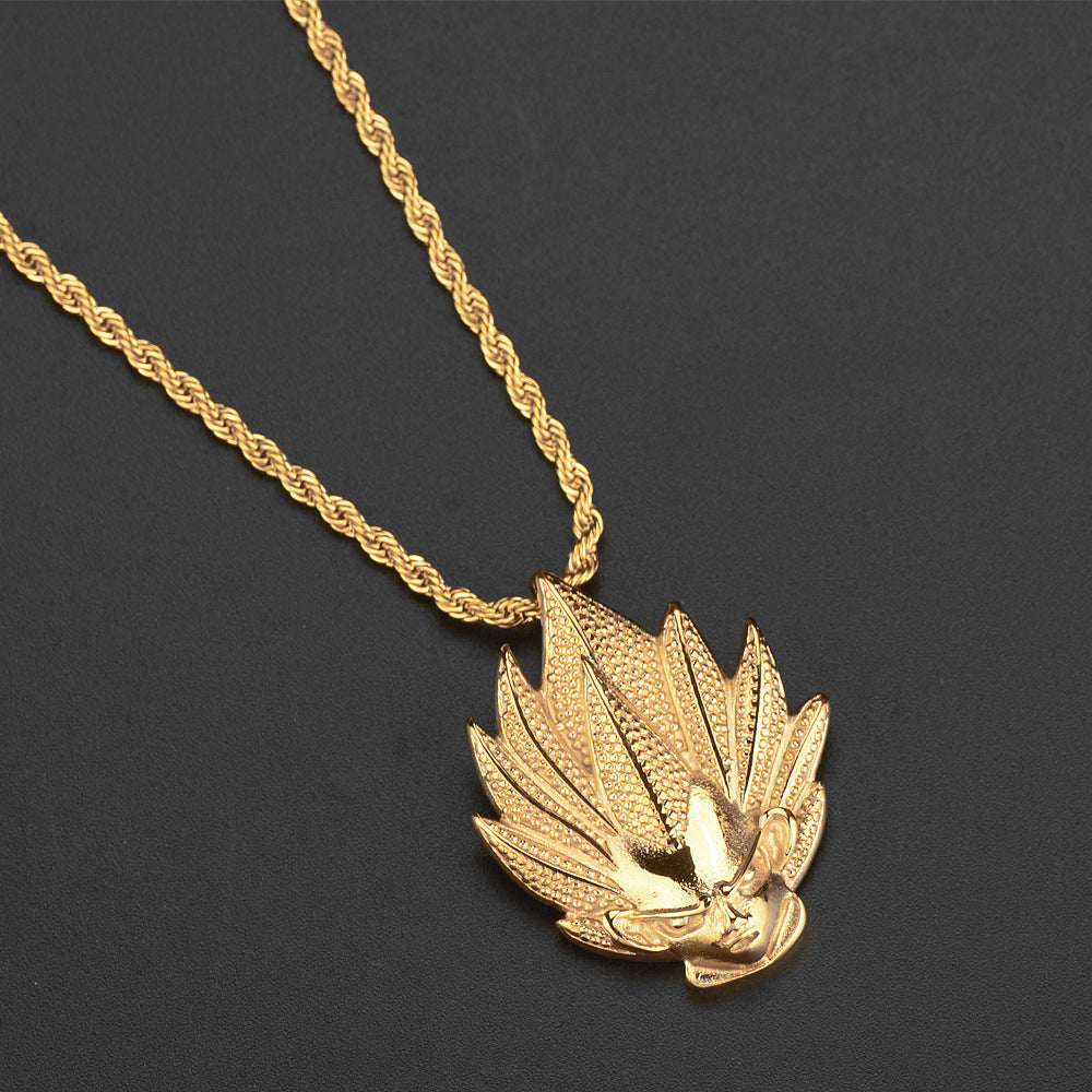 Unisex Anime Character Titanium Necklace