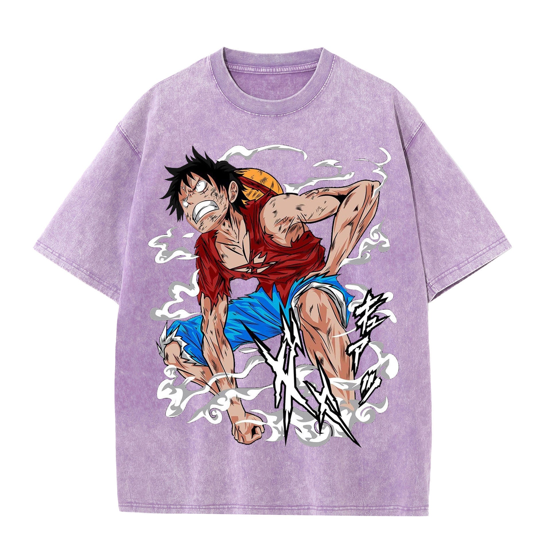 Anime Print Vintage T-Shirt
