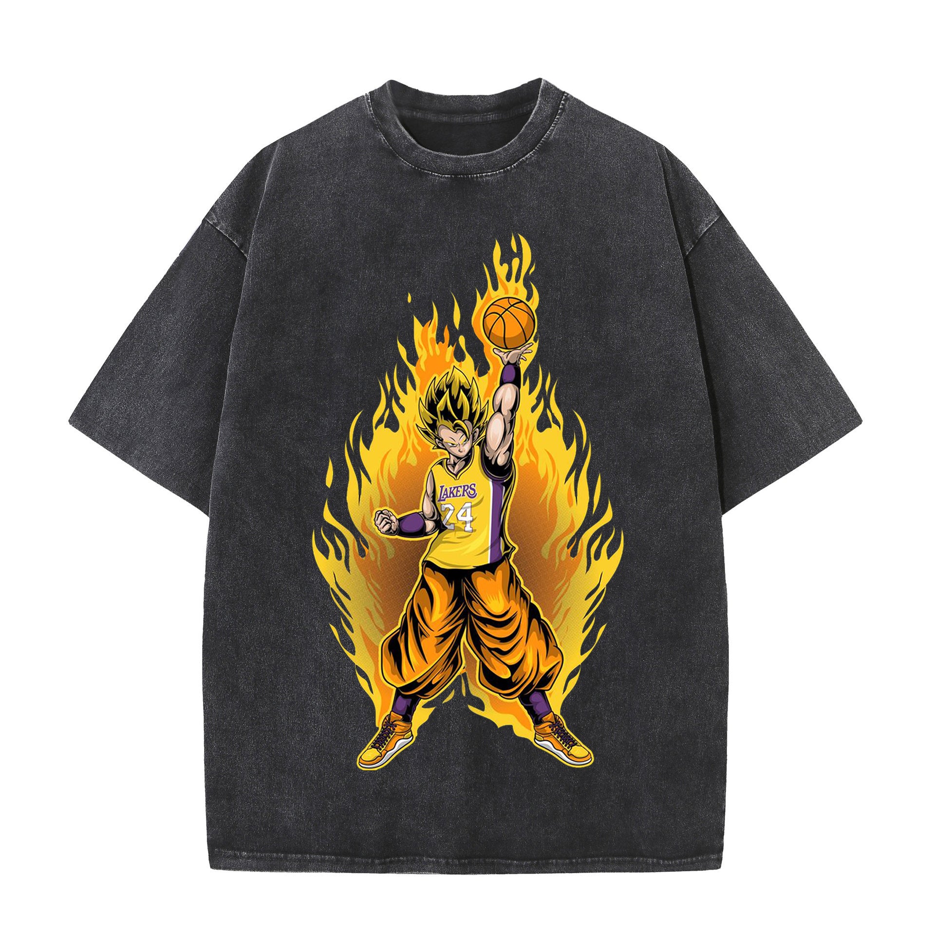 Anime Print Vintage T-Shirt