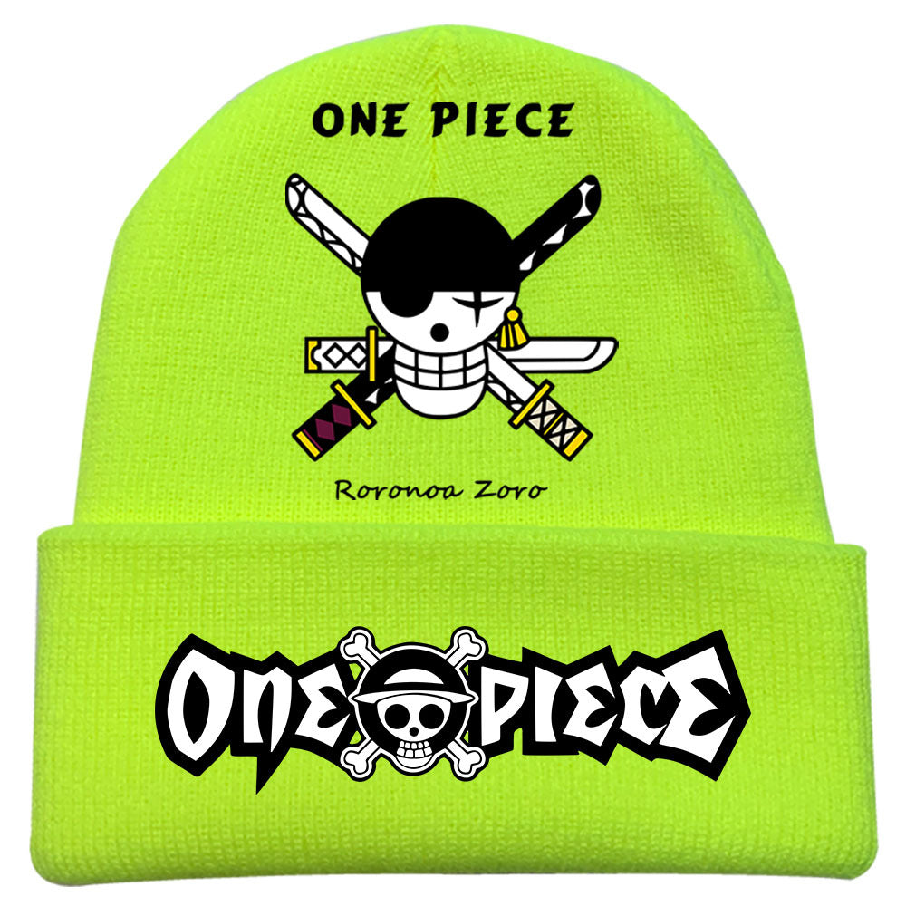 Unisex Pirate One Piece Anime Warm Knitted Hat