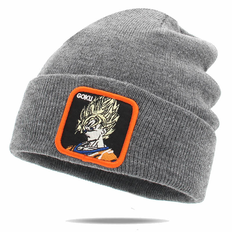 Unisex Cartoon Warm Label Wool Hat