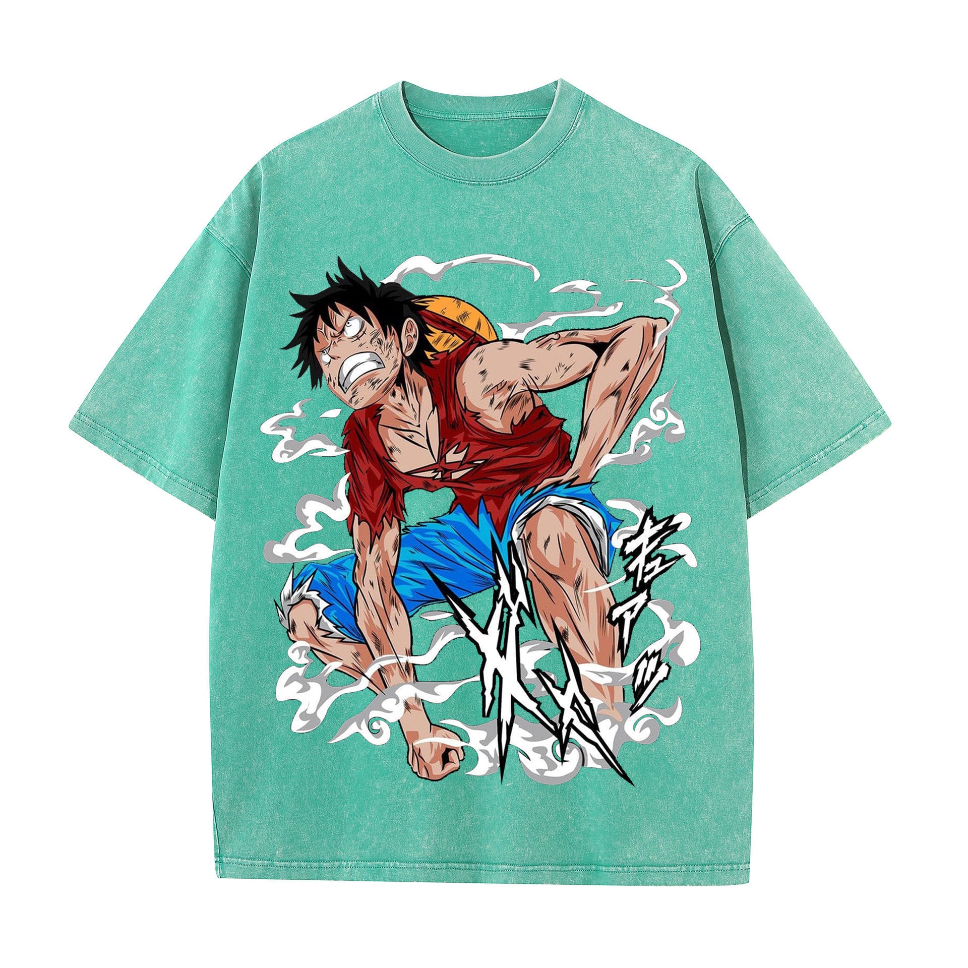 Anime Print Vintage T-Shirt