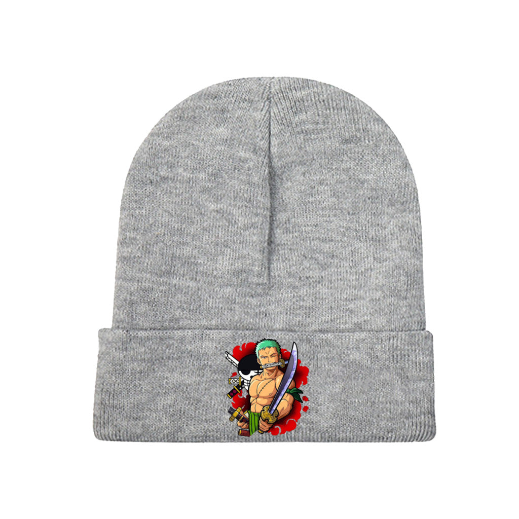 Unisex Pirate One Piece Anime Warm Knitted Hat