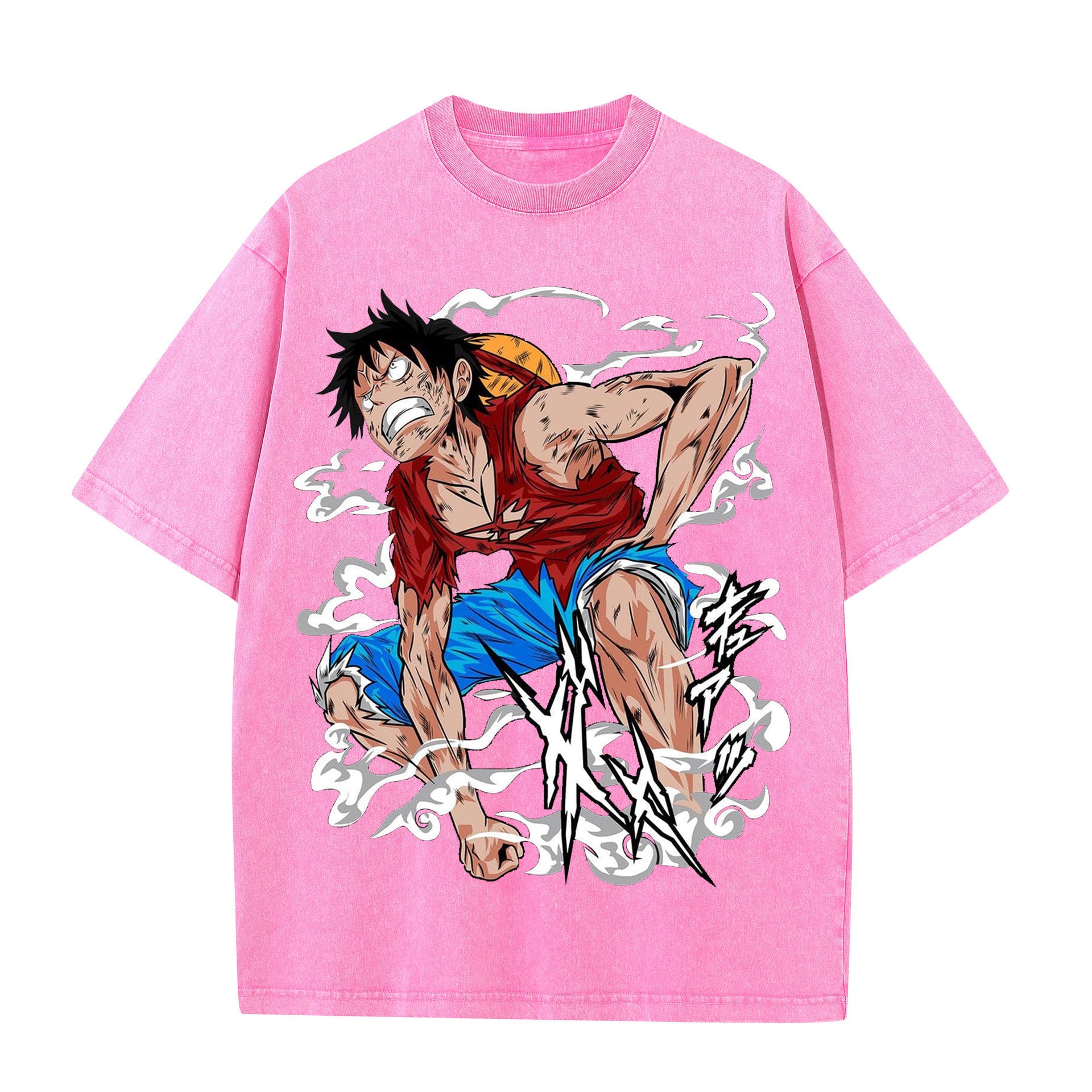 Anime Print Vintage T-Shirt
