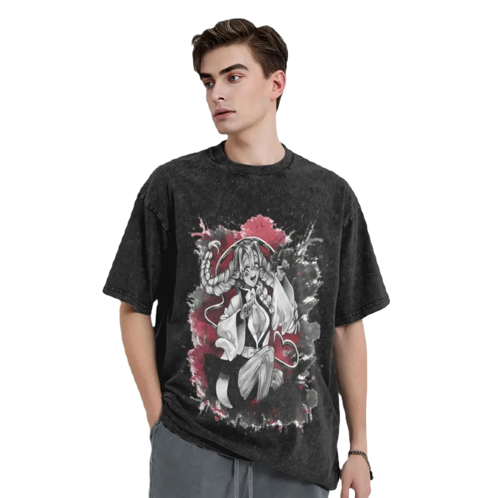 Demon Slayers - Anime Washed Vintage Tee