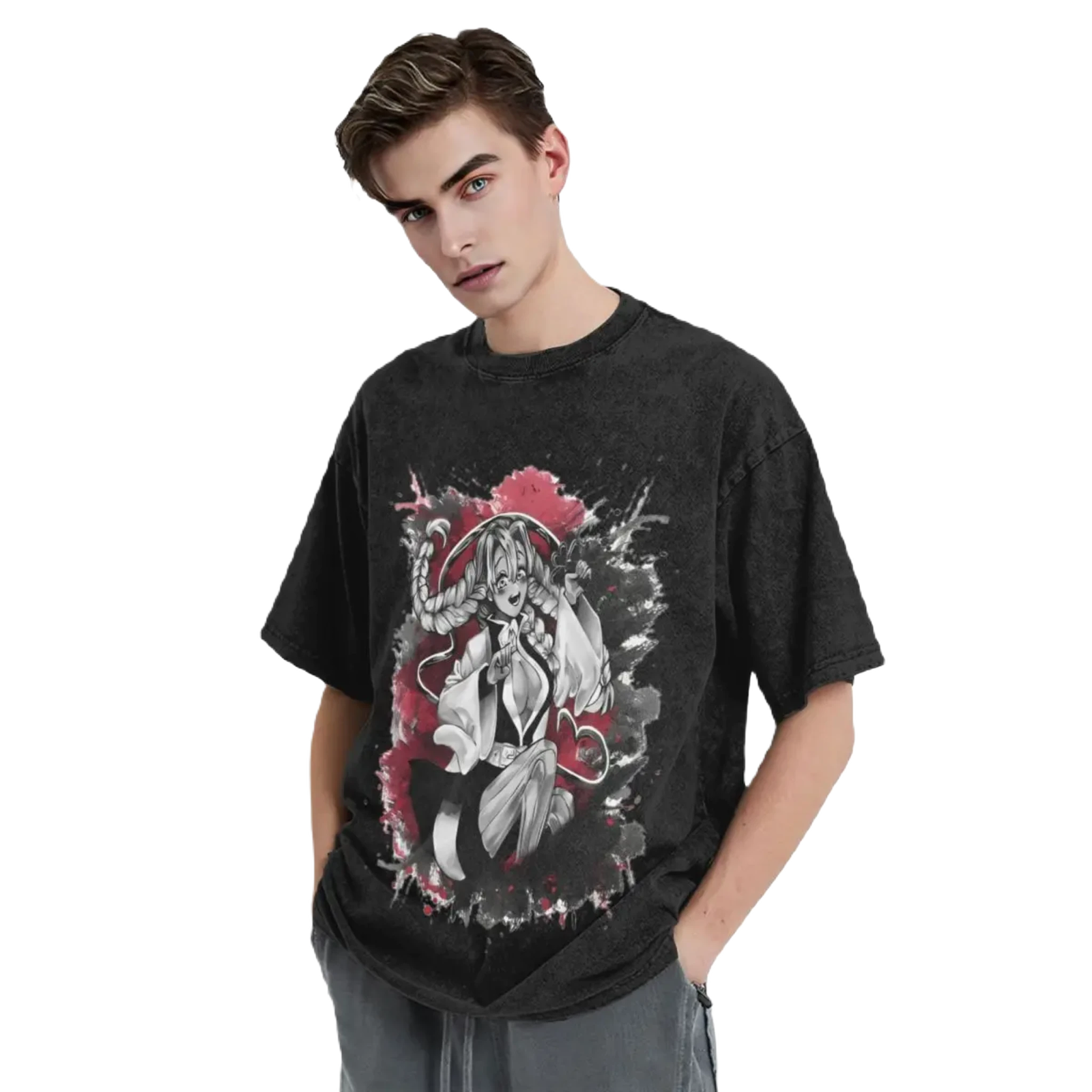 Demon Slayers - Anime Washed Vintage Tee