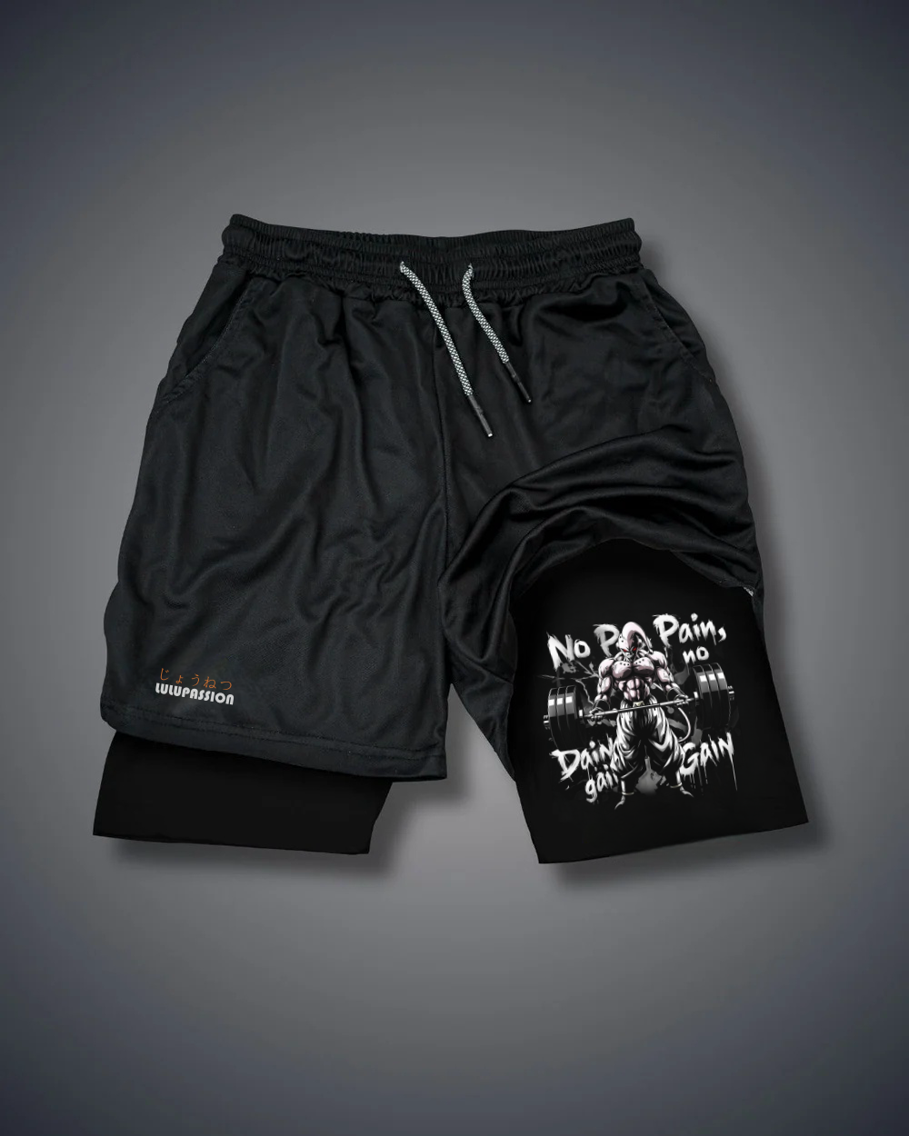 Dragon Ball Z Majin No Pain No Gain Shorts