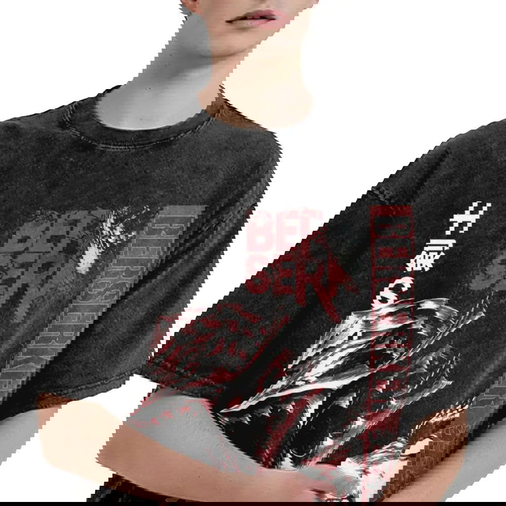 Berserk Guts Washed Vintage T-Shirt - Berserker