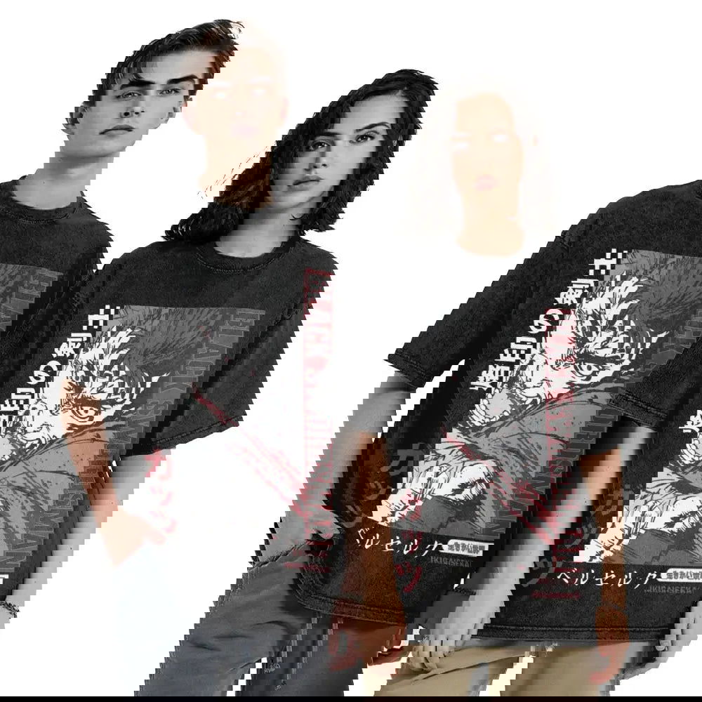 Berserk Guts Washed Vintage T-Shirt - Berserker