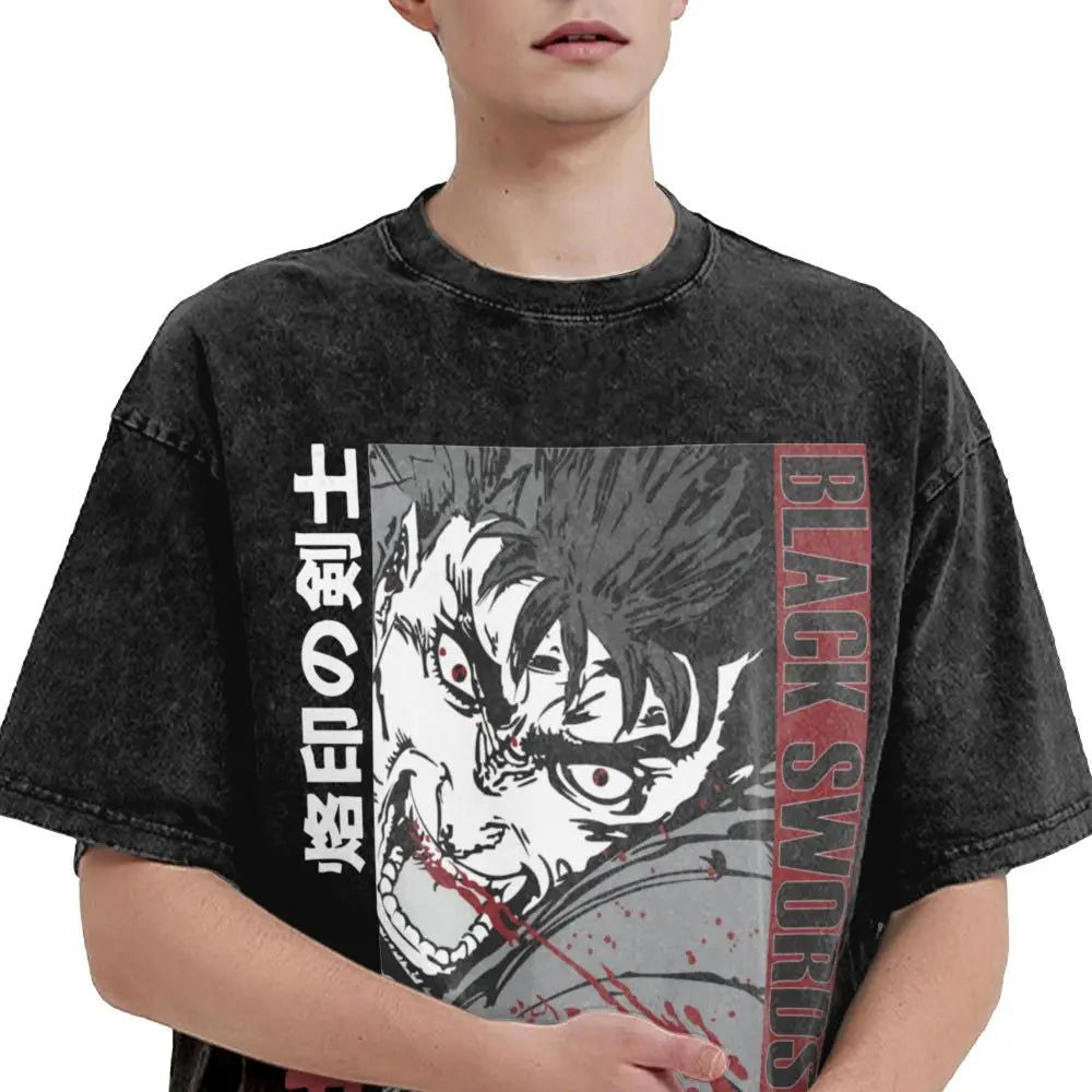 Berserk Guts Washed Vintage T-Shirt - Berserker