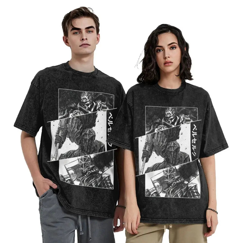 Berserk Guts Washed Vintage T-Shirt - Berserker
