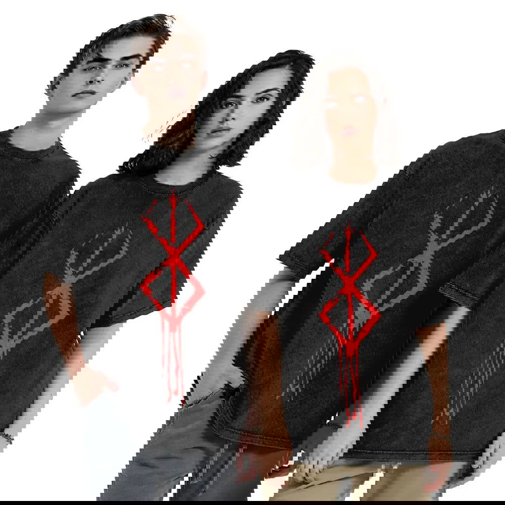 Berserk Guts Washed Vintage T-Shirt Anime