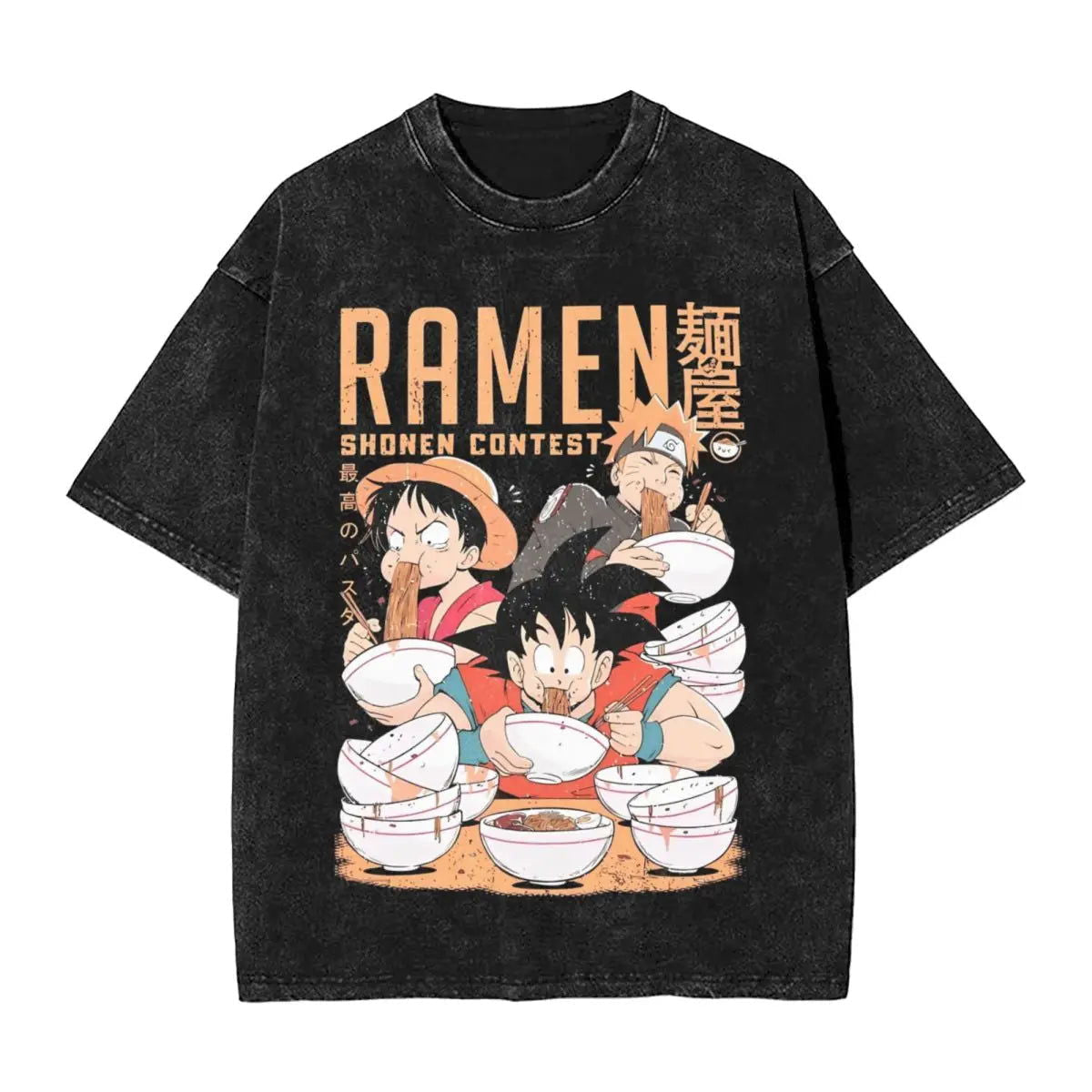 Dragon Ball - SonGoku Manga Anime Washed Vintage T-Shirt