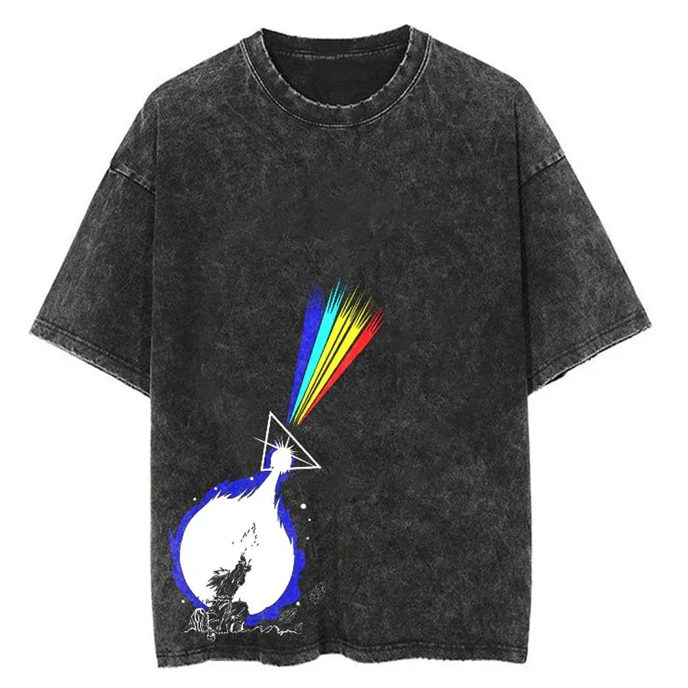 Dragon Ball KAMEHAMEHA Washed Vintage Oversize T-Shirt - Anime Streetwear