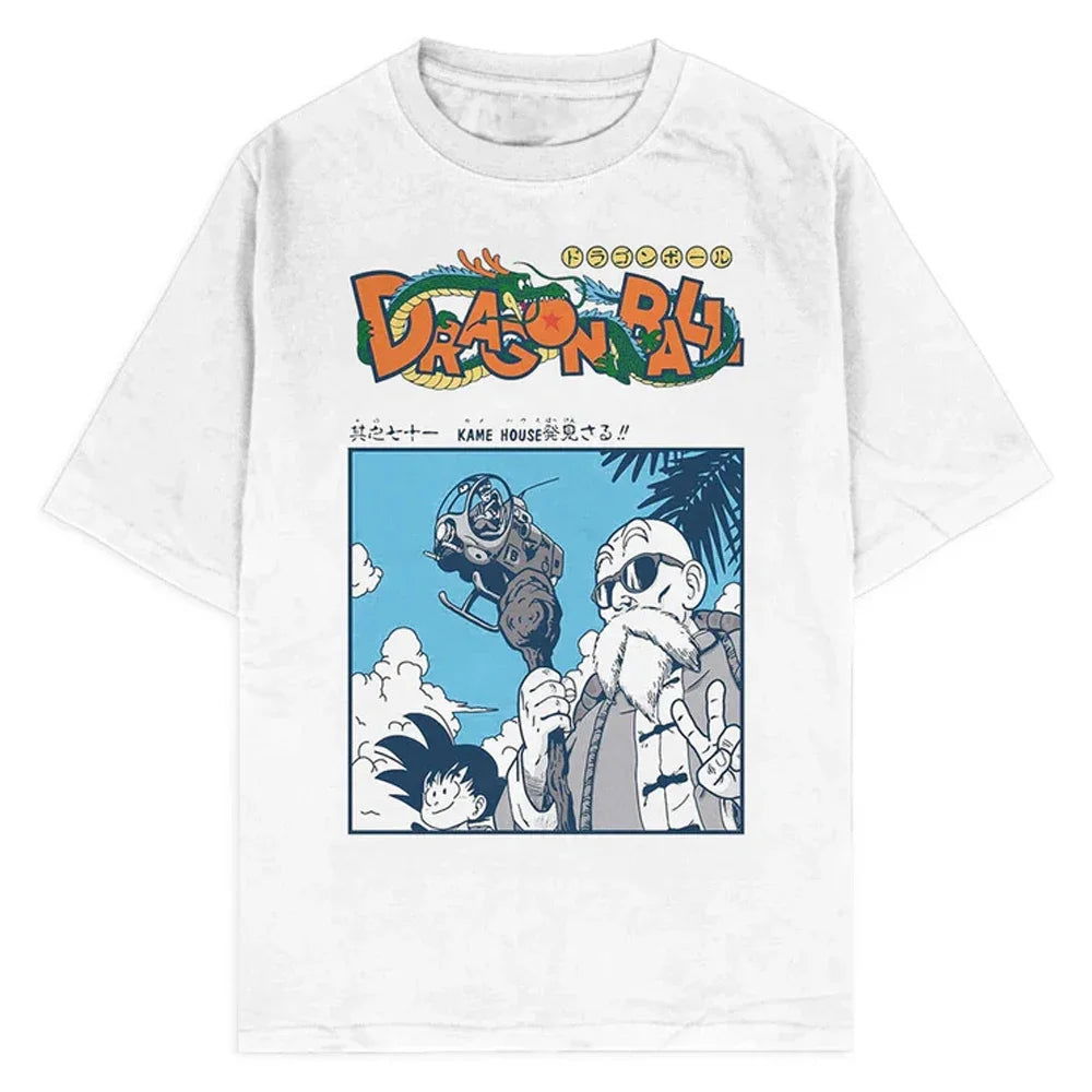 Dragon Ball Sifu Washed Vintage Oversize T-Shirt - Anime Streetwear