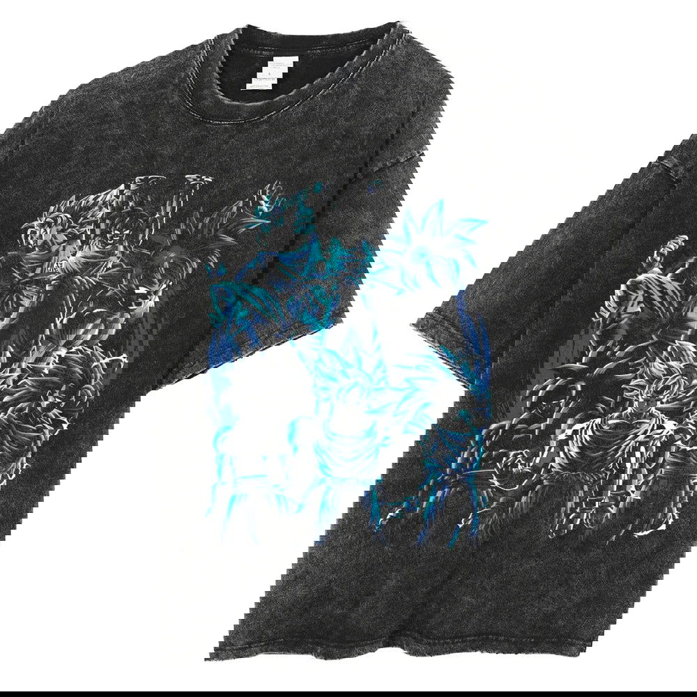 Dragon Ball T-Shirt- Goku Anime Streetwear - Oversized Washed Vintage Ver. 2