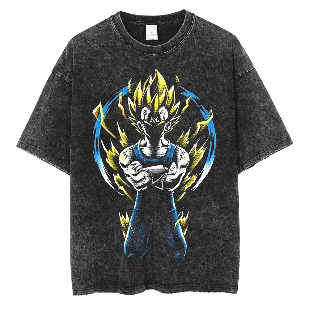 Dragon Ball T-Shirt - Goku Anime Streetwear - Oversized Washed Vintage - Limited Ver. 5