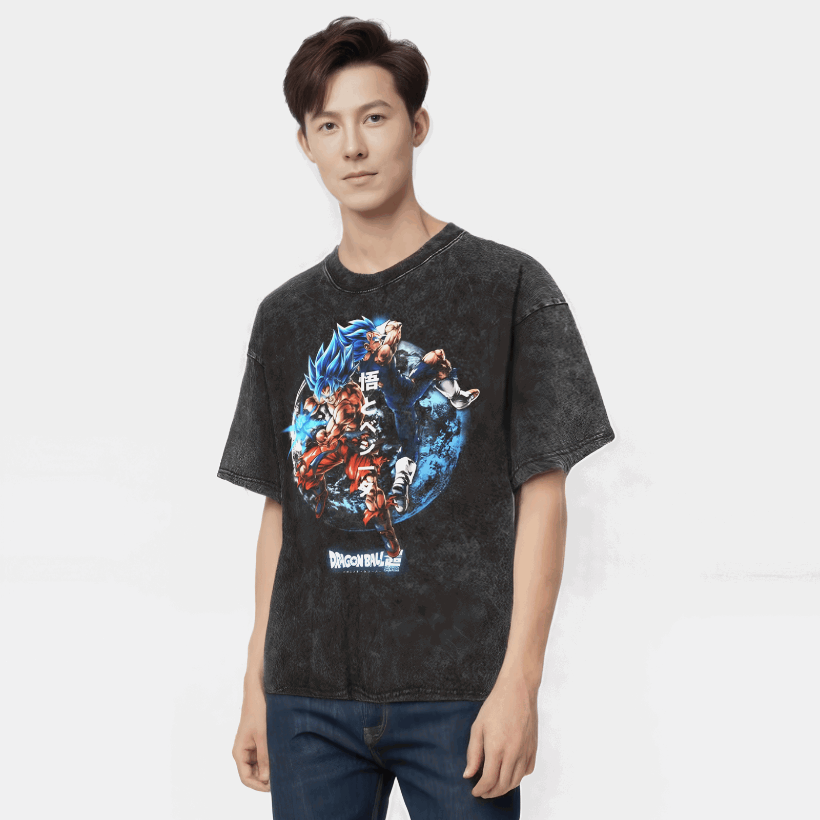 Dragon Ball T-Shirt - Goku Ultra Washed Vintage Oversized - Anime Streetwear