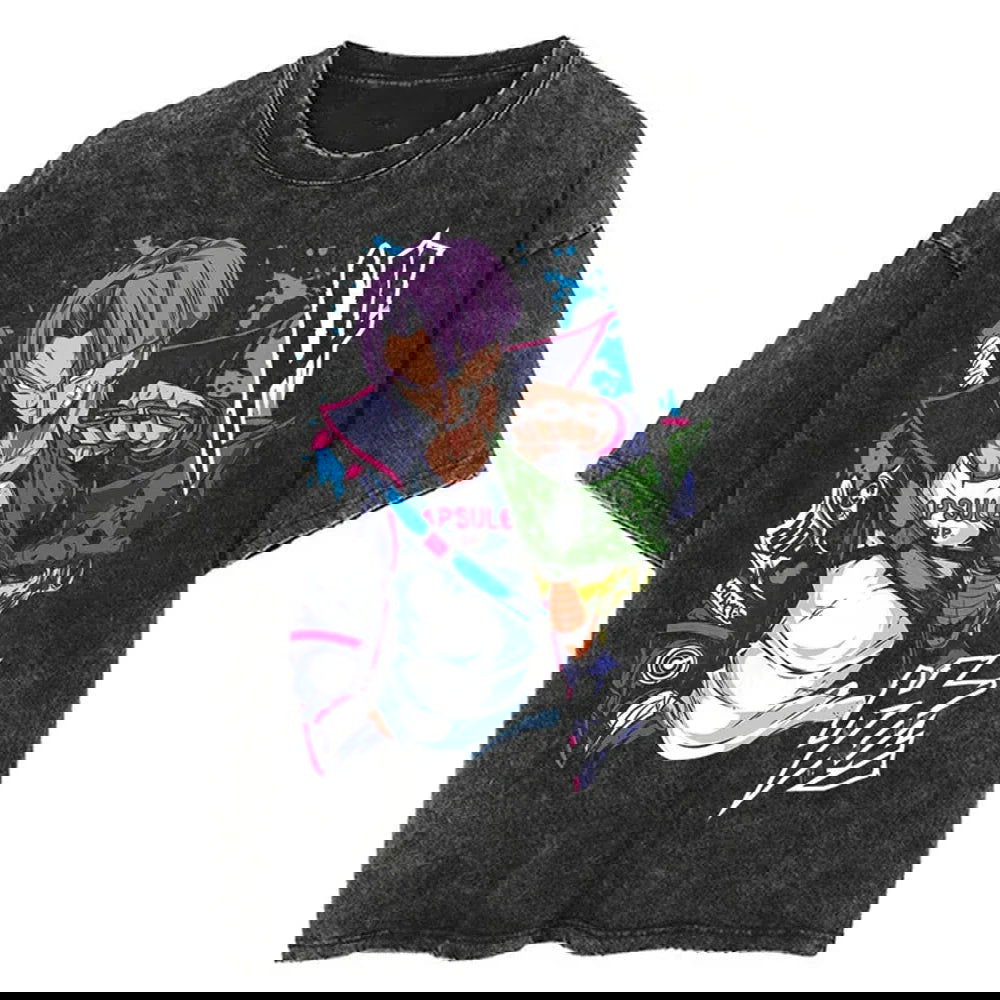 Dragon Ball Z Trunk Washed Vintage Oversize T-Shirt - Anime Streetwear