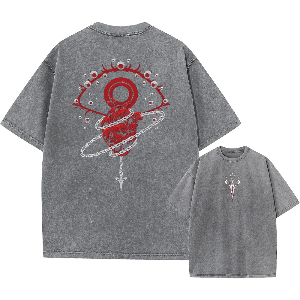 Kurapika Xhunter T-Shirt - Anime Washed Vintage