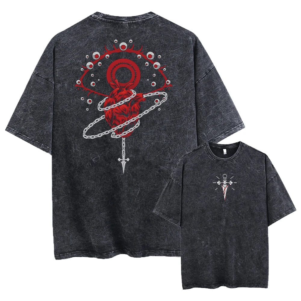 Kurapika Xhunter T-Shirt - Anime Washed Vintage