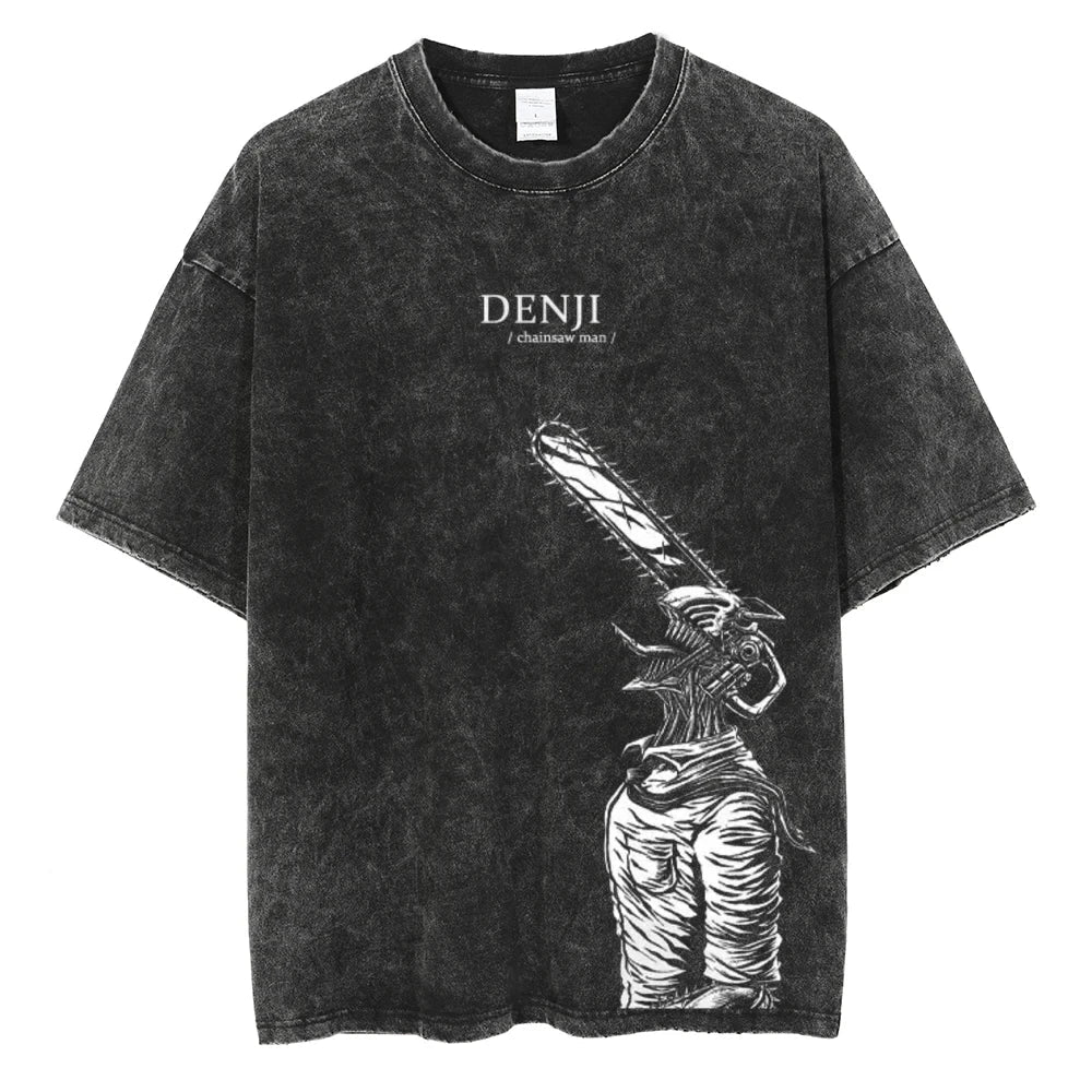 Legacy Baki The Grappler - Anime Washed Streetwear T-Shirt Ver. Limited