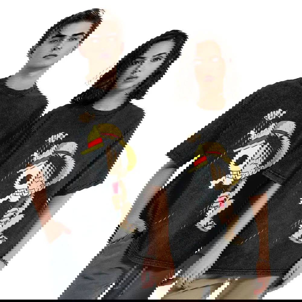 One Piece - Monkey D. Luffy Manga Anime Washed Vintage T-Shirt