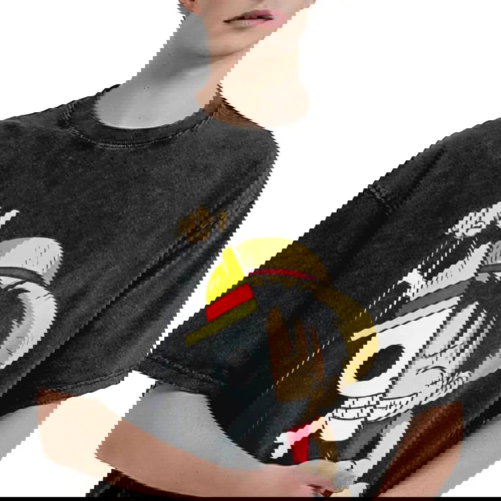 One Piece - Monkey D. Luffy Manga Anime Washed Vintage T-Shirt