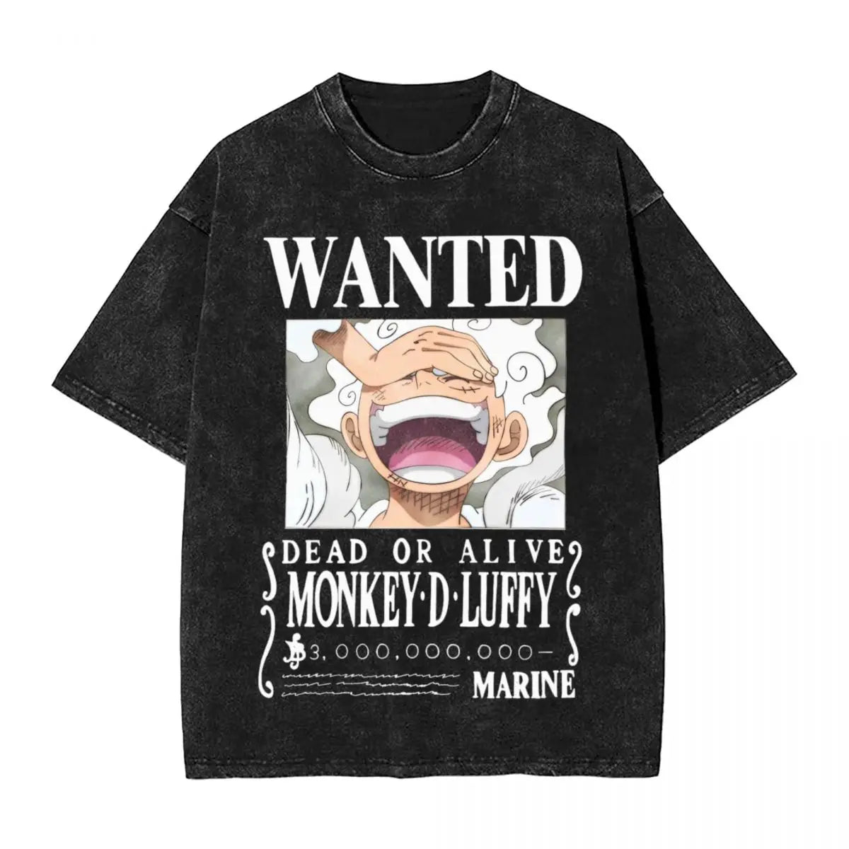 One Piece T-Shirt - Monkey D. Luffy Manga Anime Washed Vintage