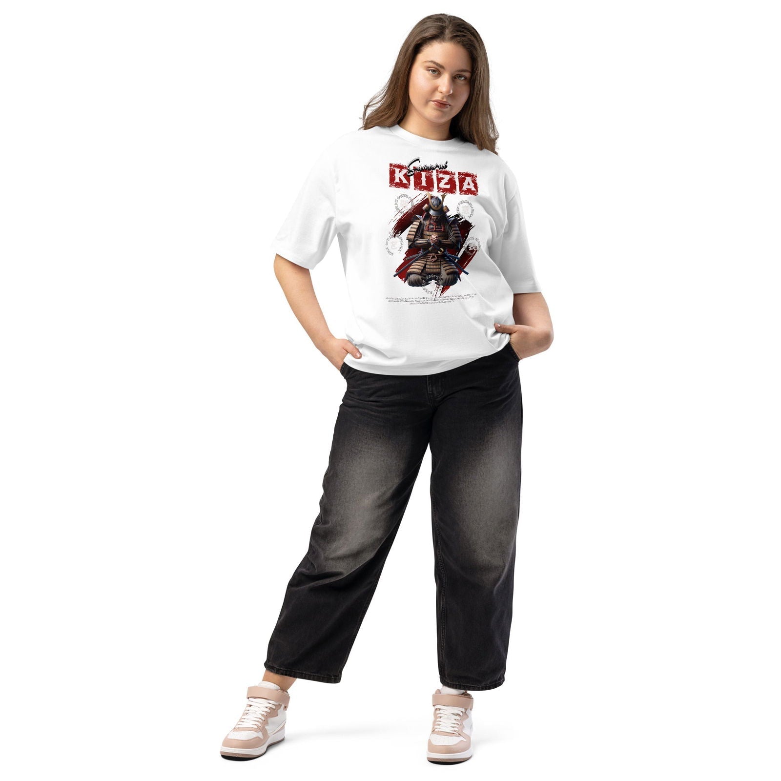Oversized Heavyweight T-Shirt - Samurai Kiza