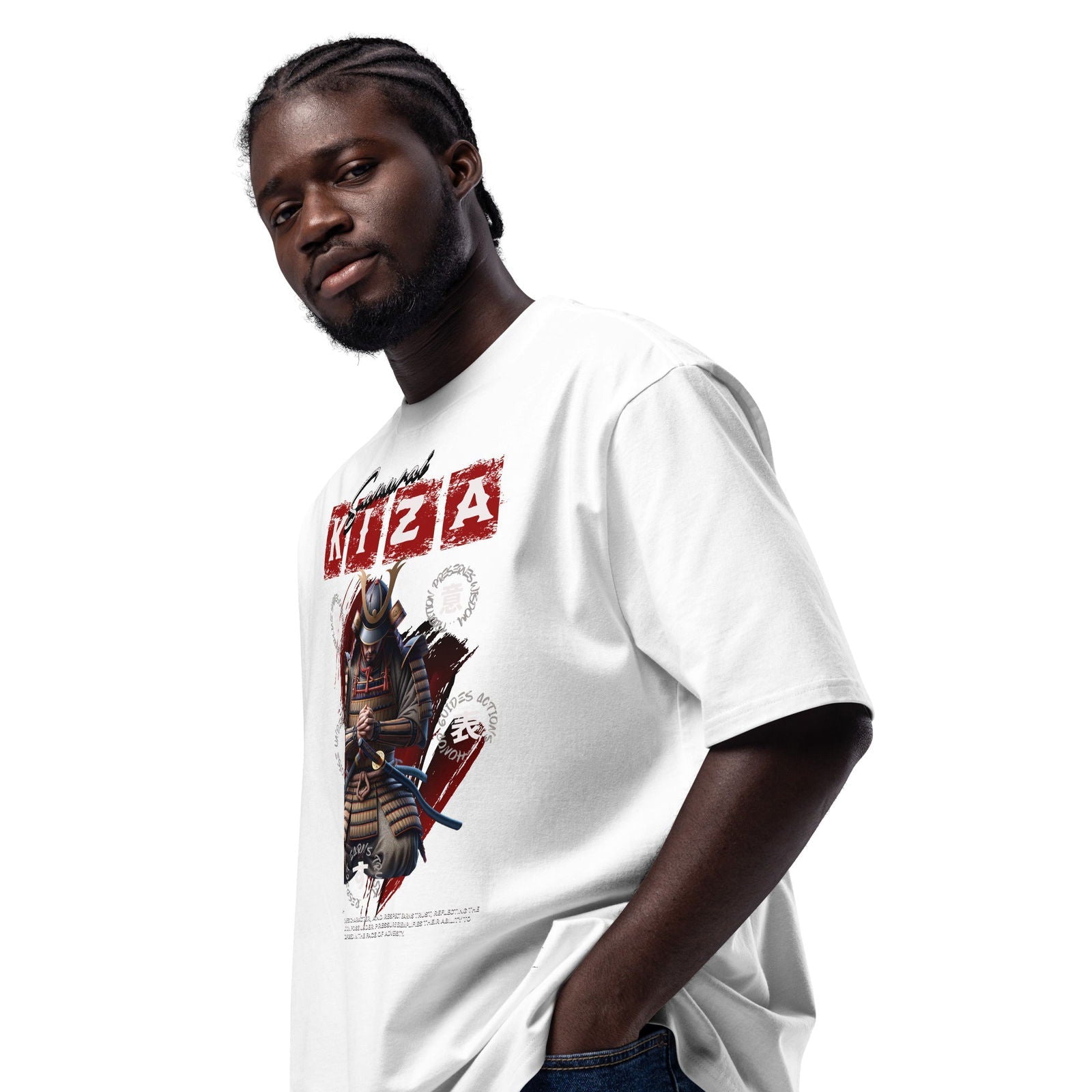 Oversized Heavyweight T-Shirt - Samurai Kiza
