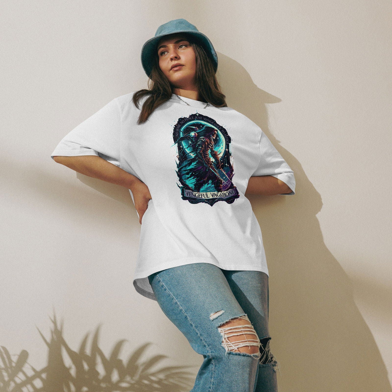 Oversized Heavyweight T-Shirt - Vengeful Vagabond