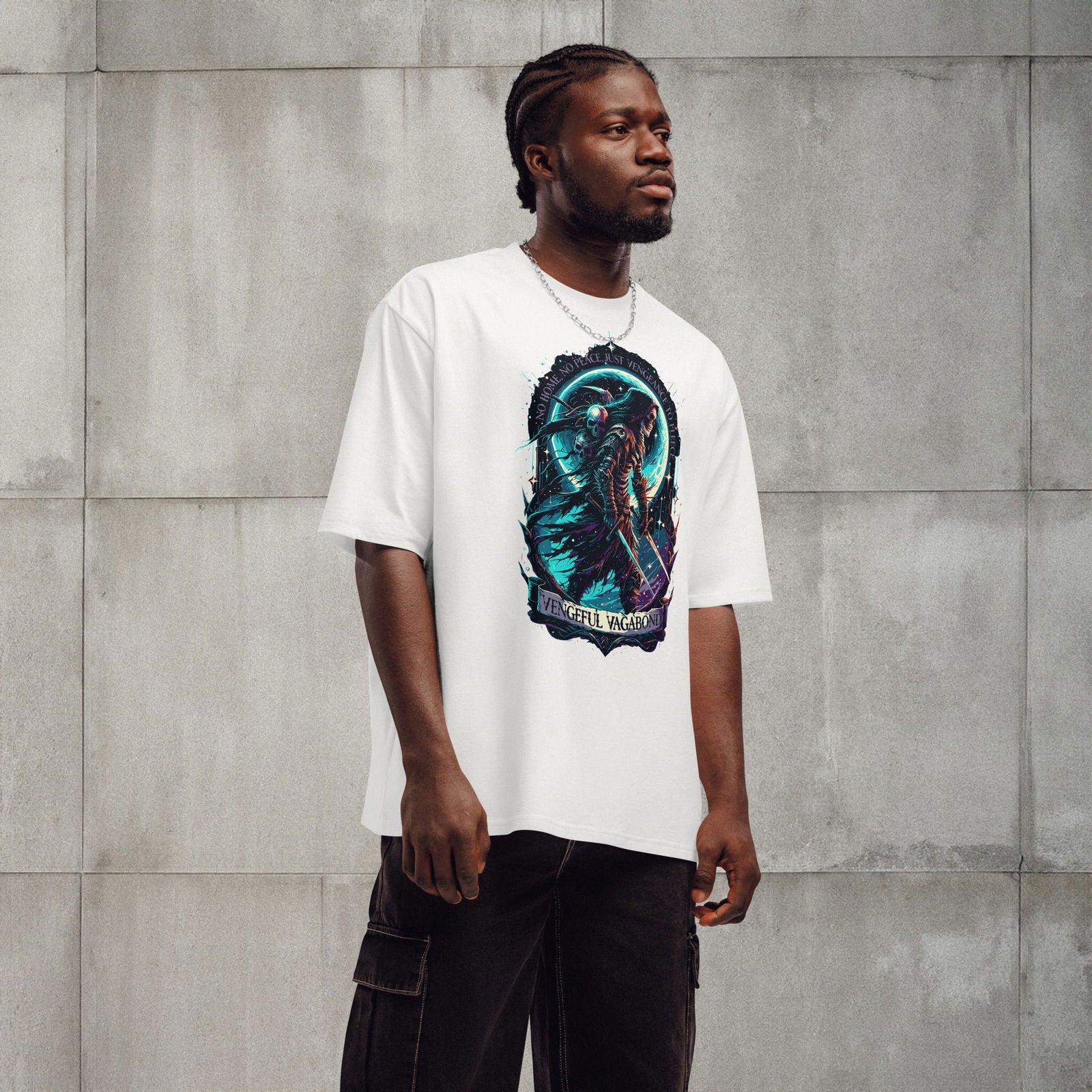 Oversized Heavyweight T-Shirt - Vengeful Vagabond