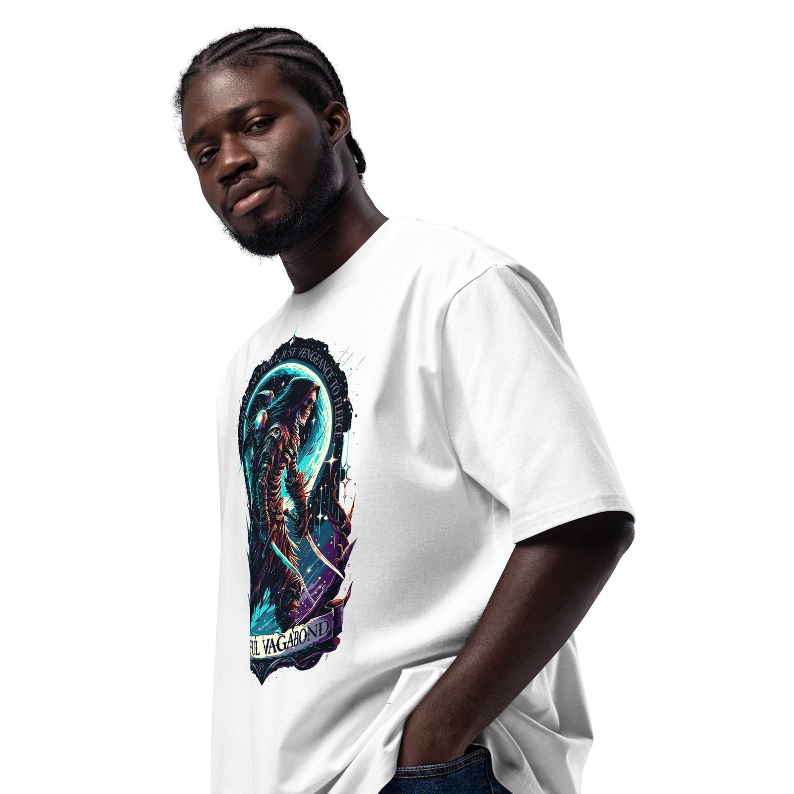 Oversized Heavyweight T-Shirt - Vengeful Vagabond