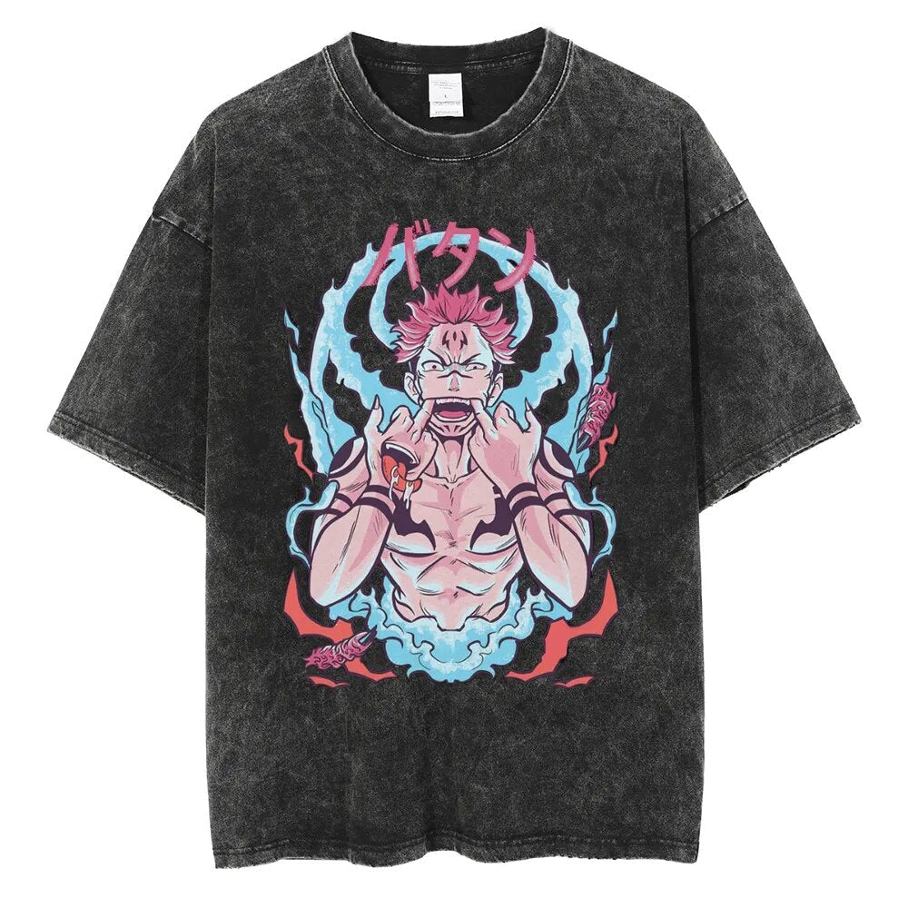 Jujutsu Kaisen Sakuna King of Curses Vintage T-Shirt