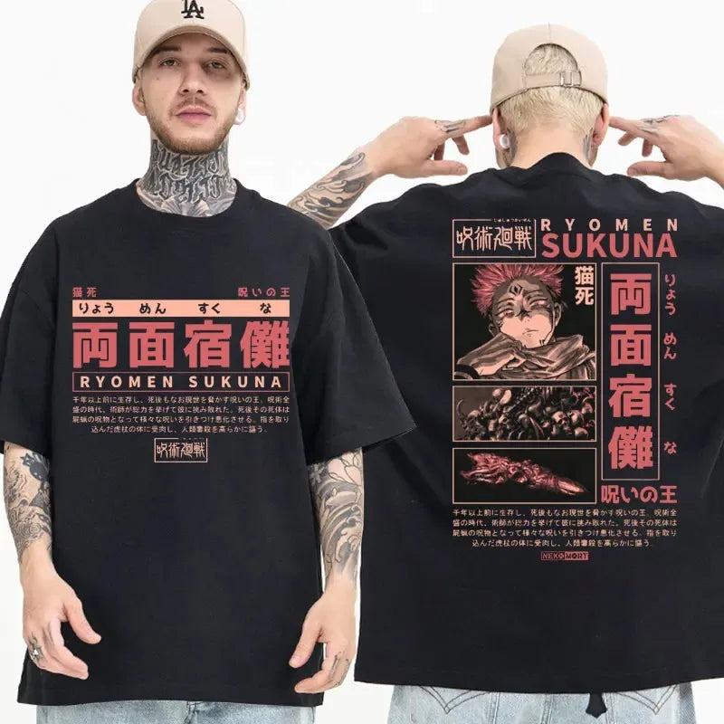 Jujutsu Kaisen Ryomen Sukuna Cursed King Graphic T-Shirt