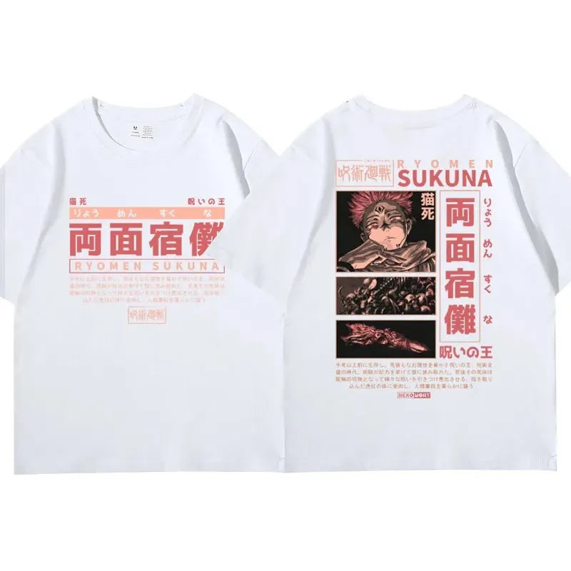 Jujutsu Kaisen Ryomen Sukuna Cursed King Graphic T-Shirt