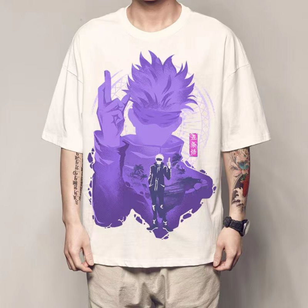 Jujutsu Kaisen Satoru Gojo Invincible Graphic T-Shirt