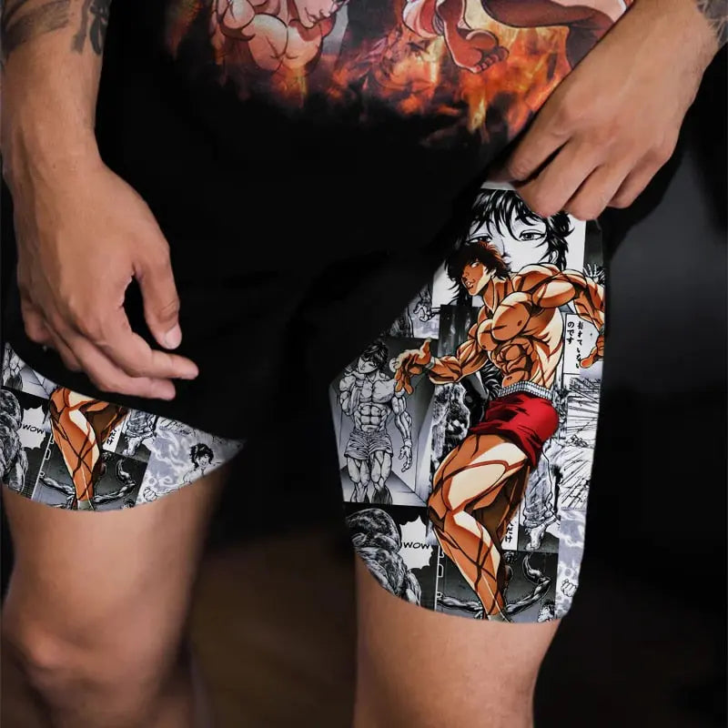 Baki-Total Fighting Performance Shorts