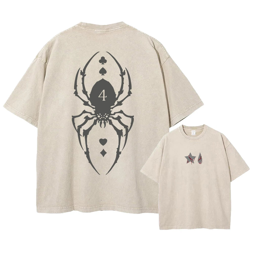 Xhunter Hisoka Phantom T-Shirt - Anime Washed Vintage