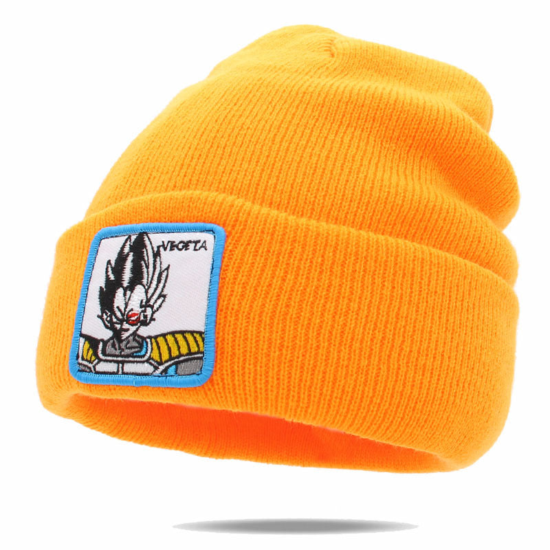 Unisex Cartoon Warm Label Wool Hat