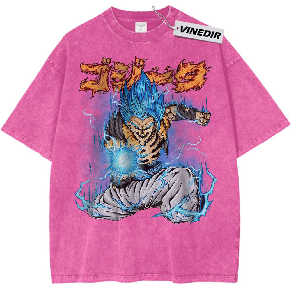 Anime Print Vintage Tee DBZ T-Shirt For Fans