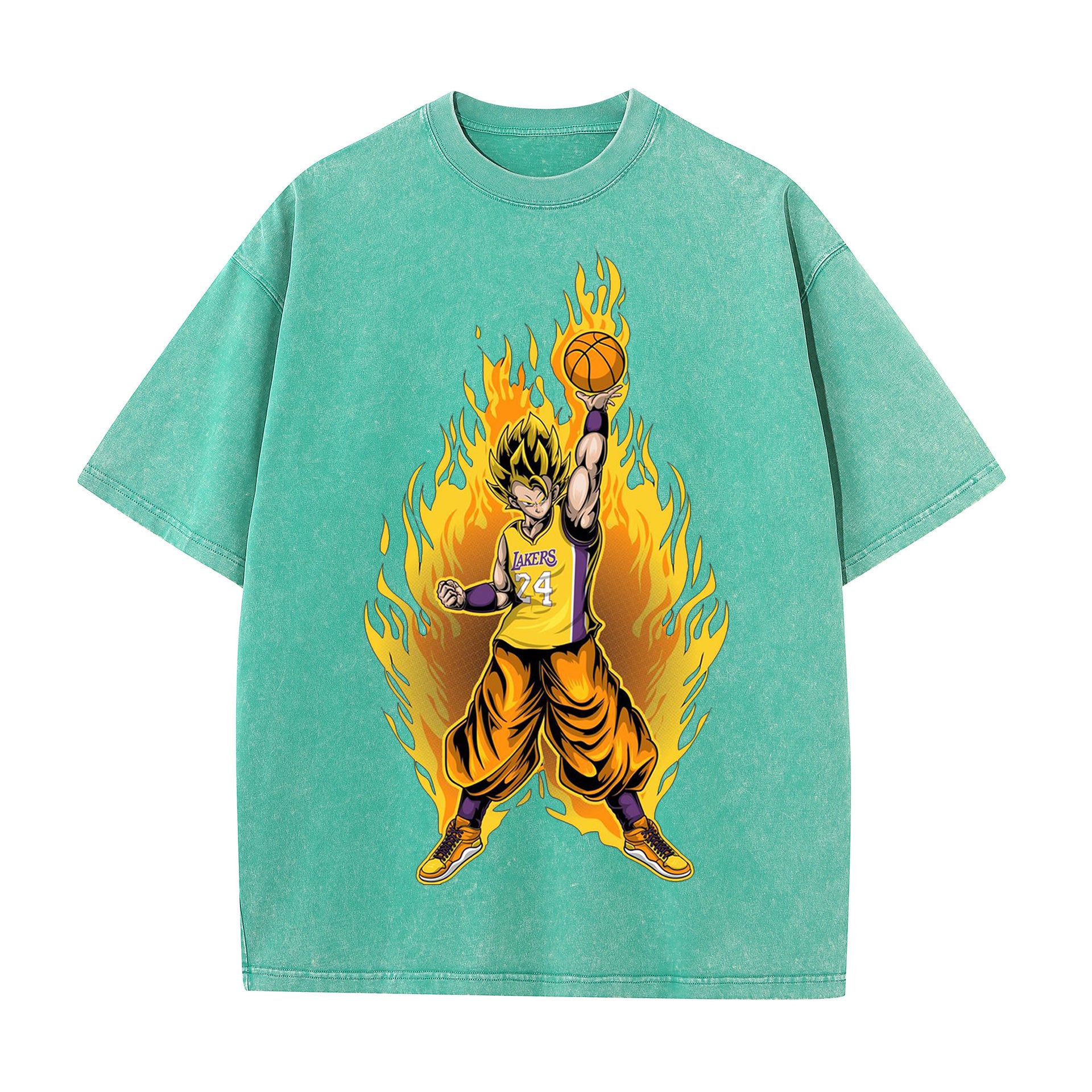 Anime Print Vintage T-Shirt