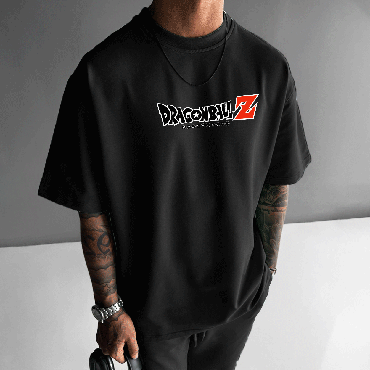 Unisex Anime-themed Casual Oversized T-shirt