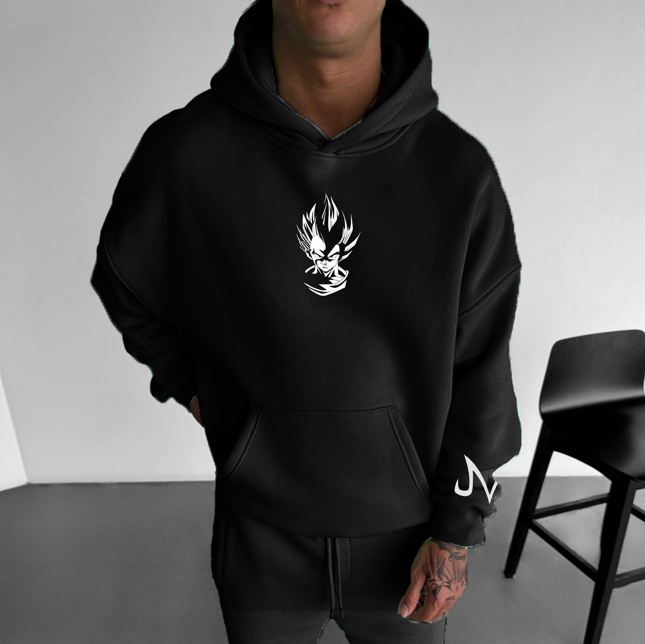 Unisex Anime Printed Hoodie