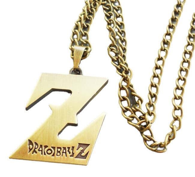 Unisex Anime Peripheral Hardware Z Letter Keychain Necklace