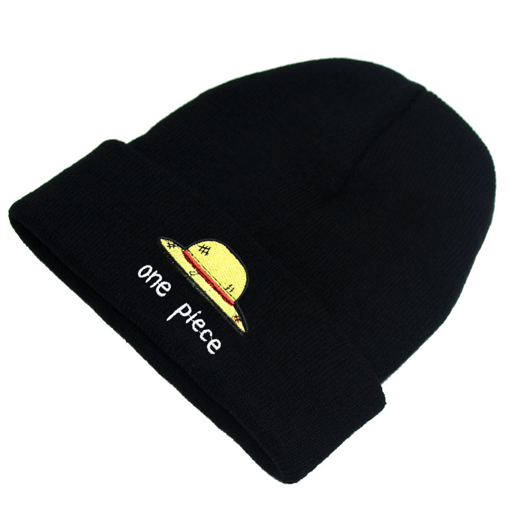 Unisex Pirate One Piece Anime Warm Knitted Hat