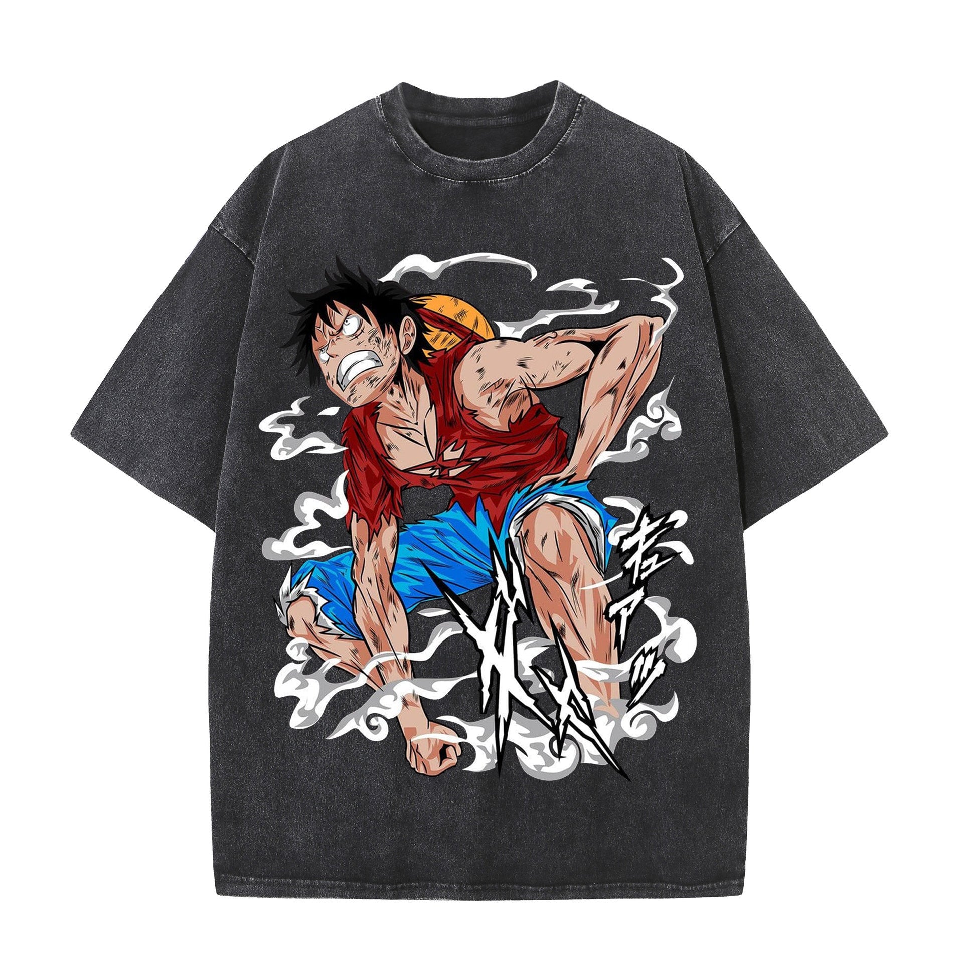 Anime Print Vintage T-Shirt