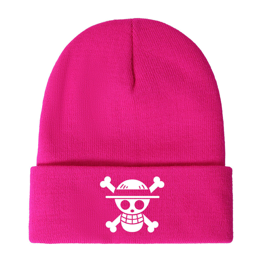 Unisex Straw Hat Anime Casual Warm Beanie