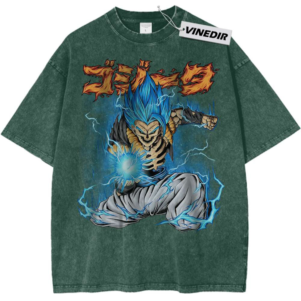 Anime Print Vintage Tee DBZ T-Shirt For Fans